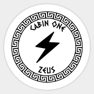 Zeus Sticker